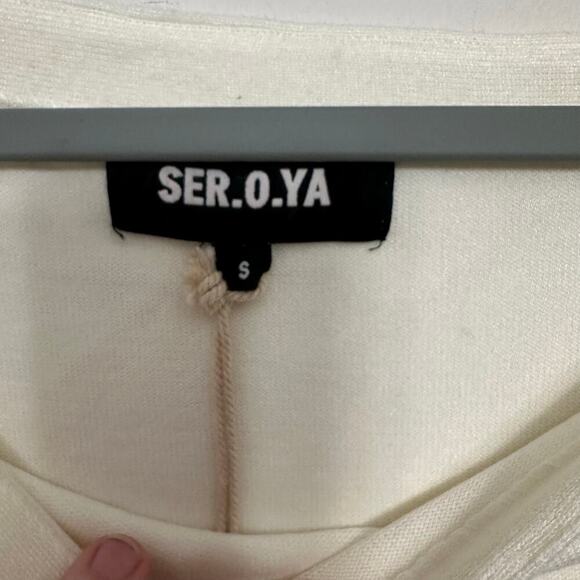 Ser.o.ya. women’s NWT’s Francie knit dress in cream. Size small - Picture 6 of 9